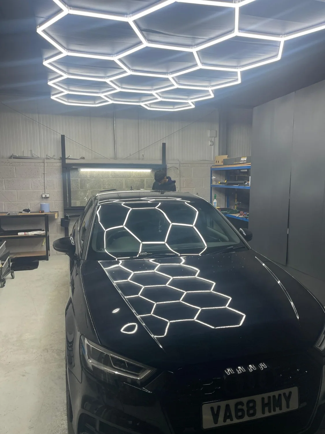 Black Audi — window tints — Cre8Customs Glasgow and Paisley