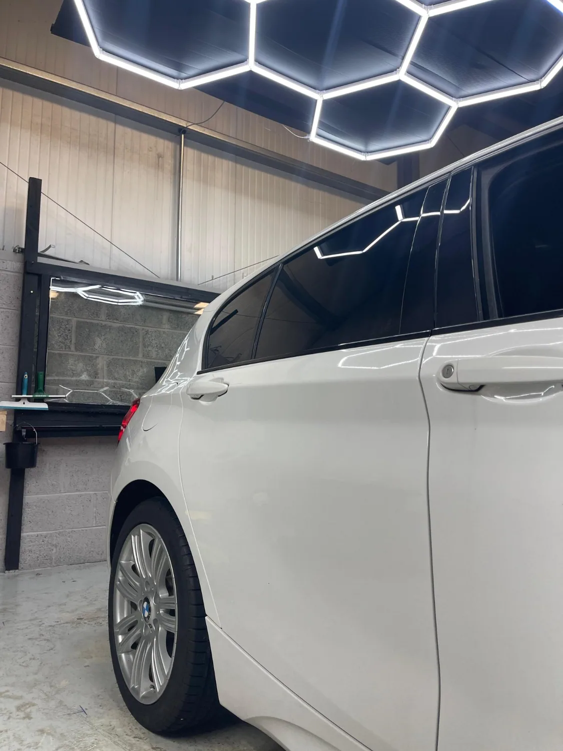 White BMW — window tints — Cre8Customs Glasgow and Paisley
